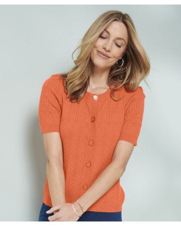 Short Sleeved Cardigan