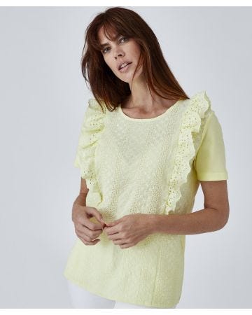 Frill Trim T-shirt