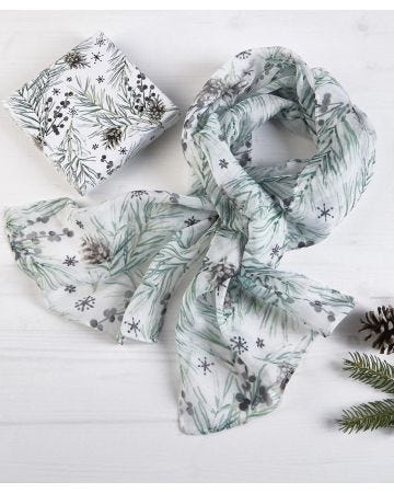 Fern Print scarf