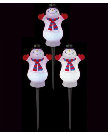Snowman Path Lights