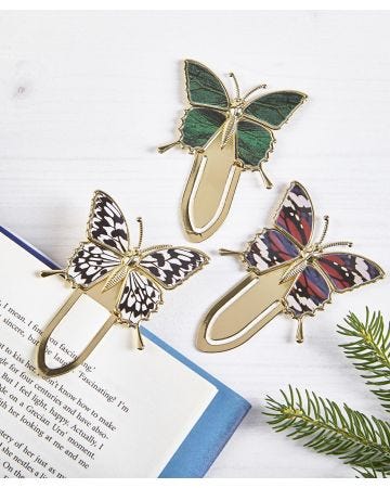 Set of 3 Gold Plated Bookmarks