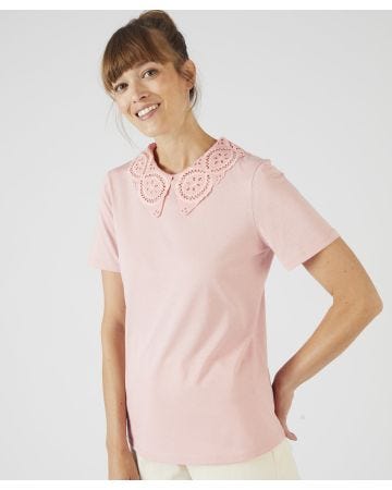 Collar Detail T-shirt