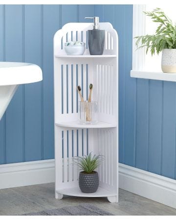 3-Tier Bathroom Corner Shelves
