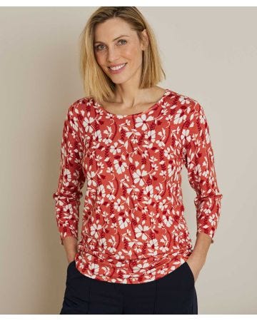 Skin Soft Floral Print Jumper