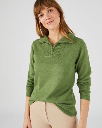 High-neck Jumper