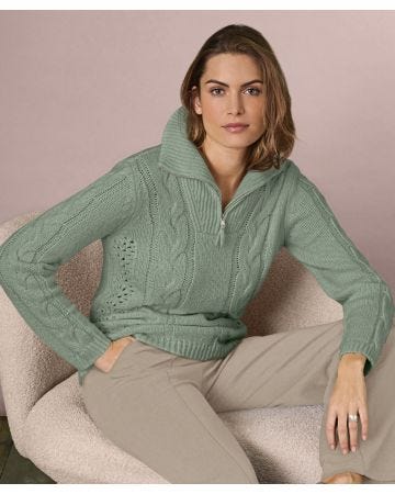 Toasty Thermal Recycled High-neck Jumper