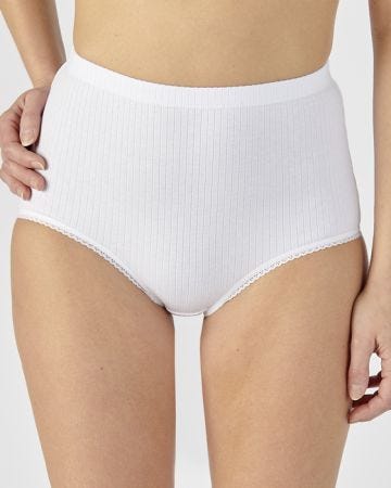 Pack of 4 Maxi Rib Briefs