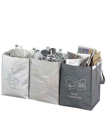 Set of 3 Recycling Bags