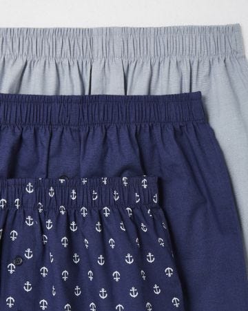Pack of 3 Woven Boxers