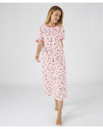 Floral Cotton Jersey Nightdress