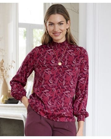 Eco Printed Blouse