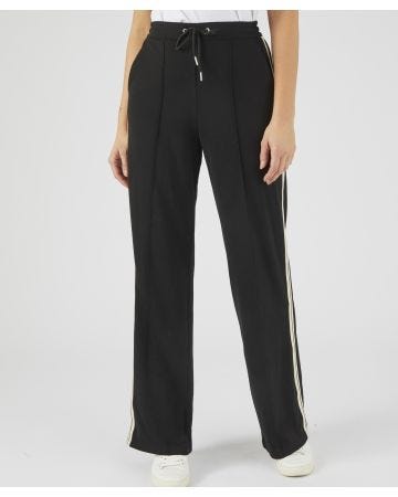 Side Stripe Wide-leg Trousers