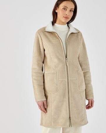 Suedette Coat