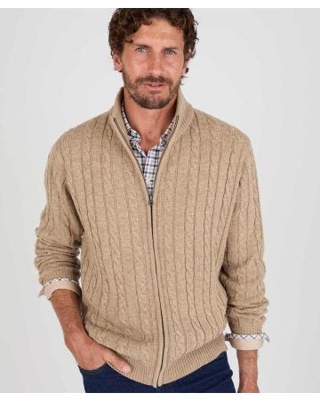 Cable Cardigan