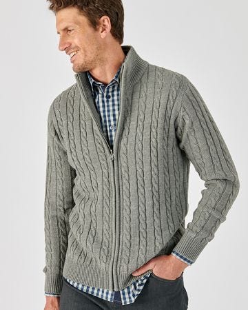 Cable Cardigan