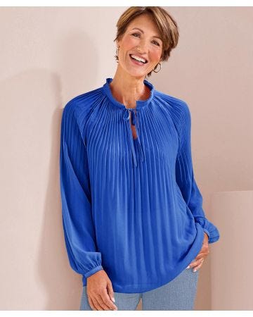Pleated Blouse