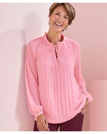 Pleated Blouse
