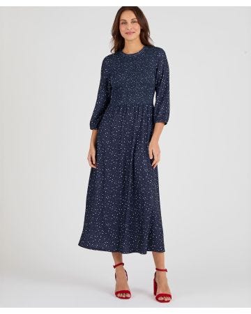 Dotty Print Dress 