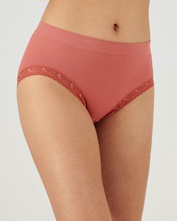 Pack of 2 Midi Rib Briefs