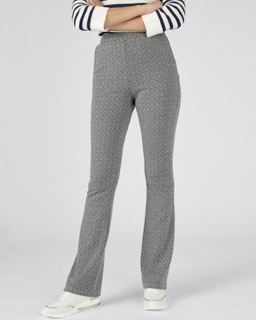 Pull-on Jacquard Trousers