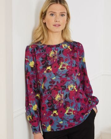 Printed Ecovero Blouse