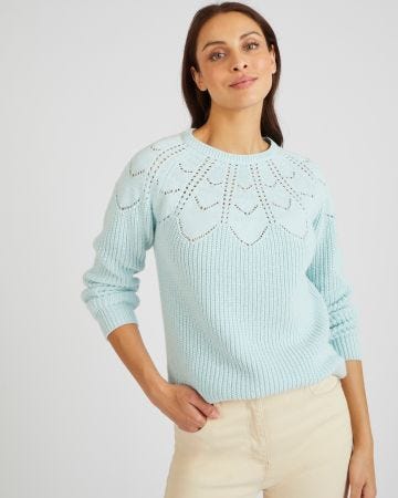 Pointelle Detail Jumper