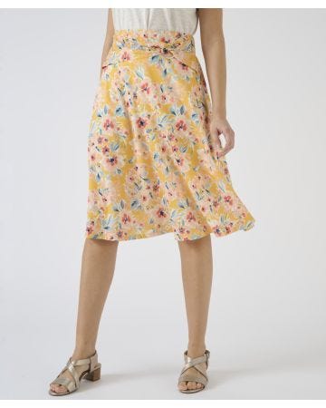 Jersey Floral Skirt