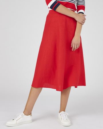 Linen Rich Skirt