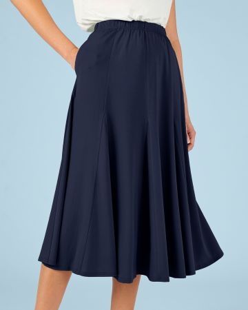 Jersey Panelled Skirt