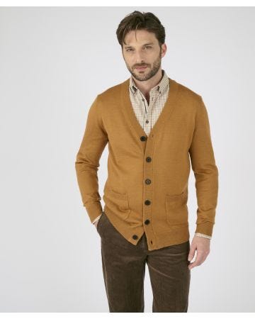 Thermal V-neck Cardigan