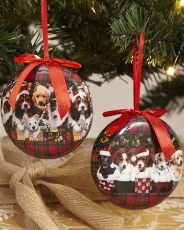 Set of 4 Pet Baubles