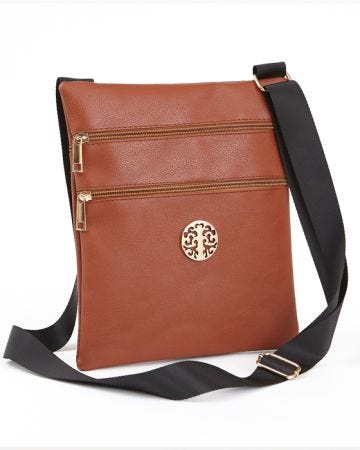 Tan Messenger Bag