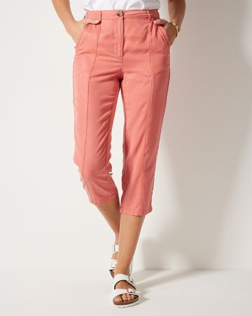 Lyocell Crop Trousers