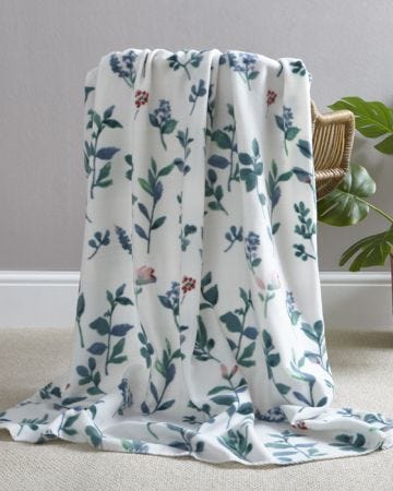 Pack of 2 Spring Leaf Throws