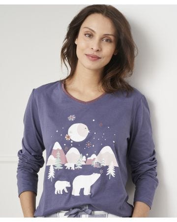 Long Sleeved PJ Top