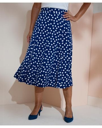 Jersey Printed Skirt
