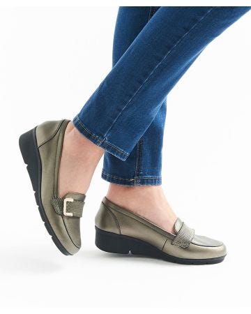 Amortyl Slip-On Wedge Moccasin 