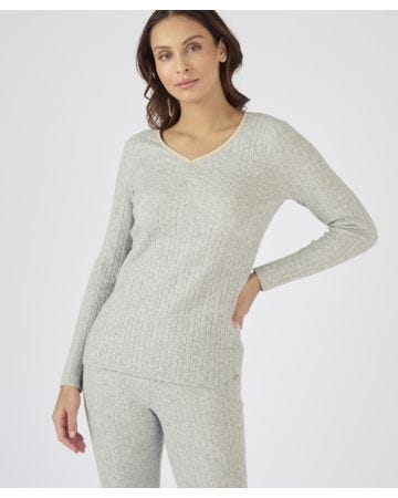 Thermal Cable Knit Sweater