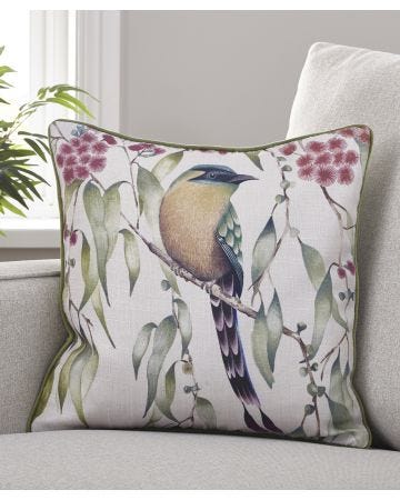 Watercolour Bird Cushion