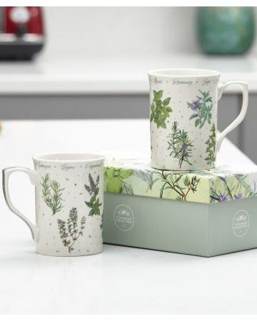 Herb Garden Boxed Mug Set