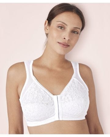 Front-fastening Cross-back Bra