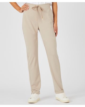 Ponte Tapered-leg Trousers