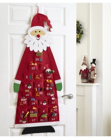 Felt Santa Advent Calender