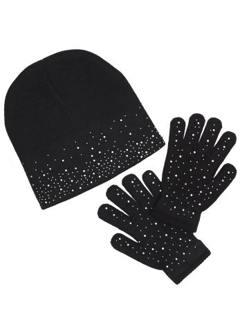 Sparkle Hat & Glove Set