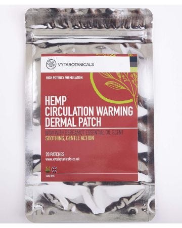 Hemp circulation warming dermal patches