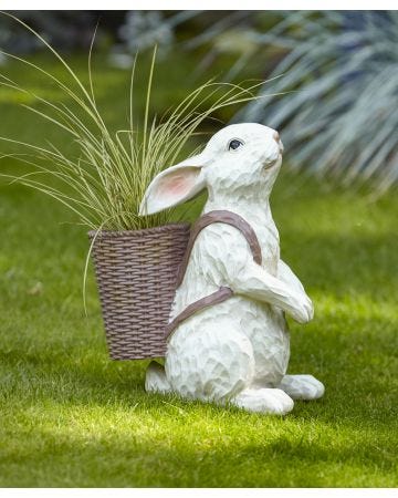 Rabbit with Basket Ornament