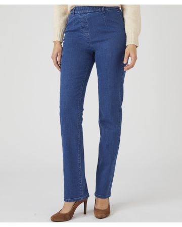 Denim Pull-on Trousers