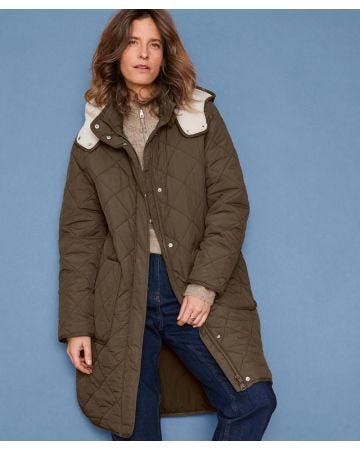 Thermolactyl Quilted Fleece Lined Parka