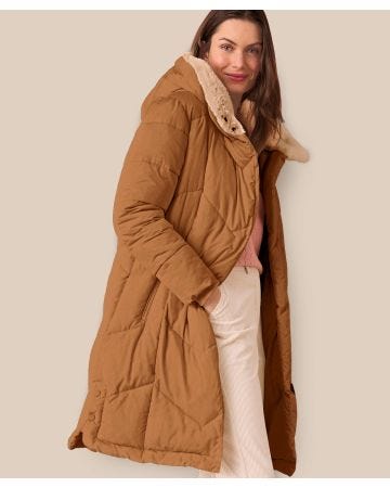 Toasty Thermal Faux Fur Trim Parka 