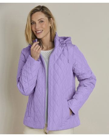 Rain Bouncer Quilted High Neck Parka